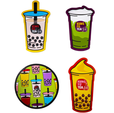 kung fu tea magnet set