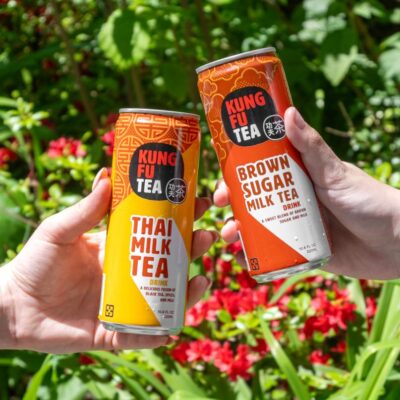 kft thai and brown sugar milk tea can promotional image