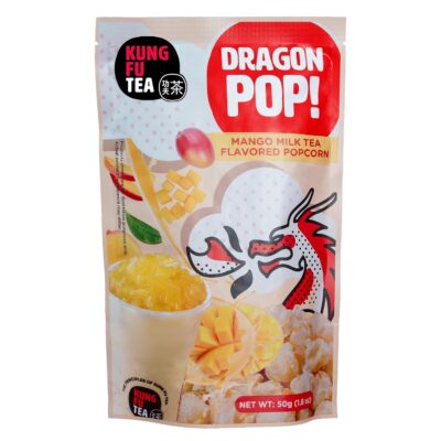 kung fu dragon pop popcorn mango milk tea flavored popcorn pack of 5