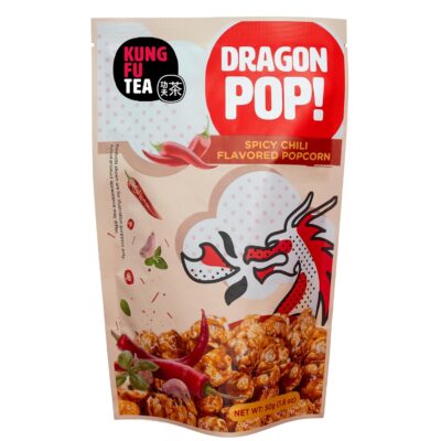 kung fu tea dragon pop popcorn spicy chili flavored popcorn pack of 5