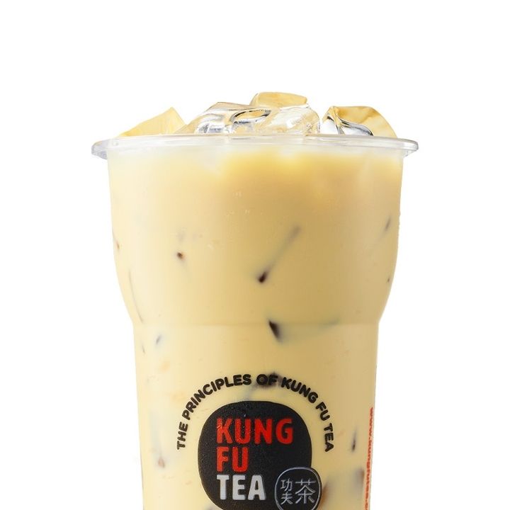 Mango Milk Tea, a Kung Fu Tea drink
