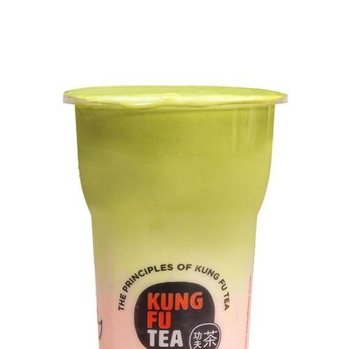 Strawberry Matcha Cream, a Kung Fu Tea drink